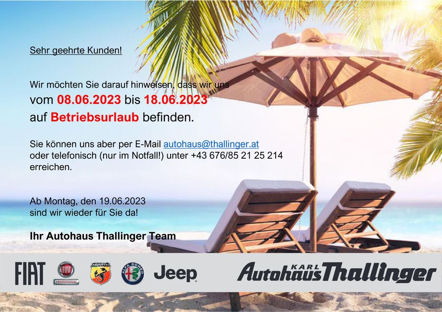 Betriebsurlaub